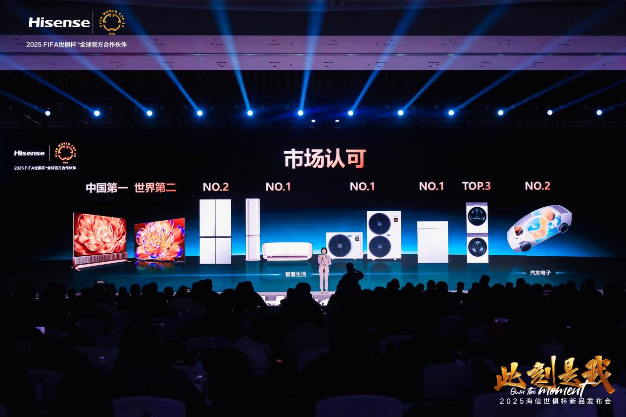 有AI科技也动情|海信AI战略+世俱杯新品高调亮相AWE